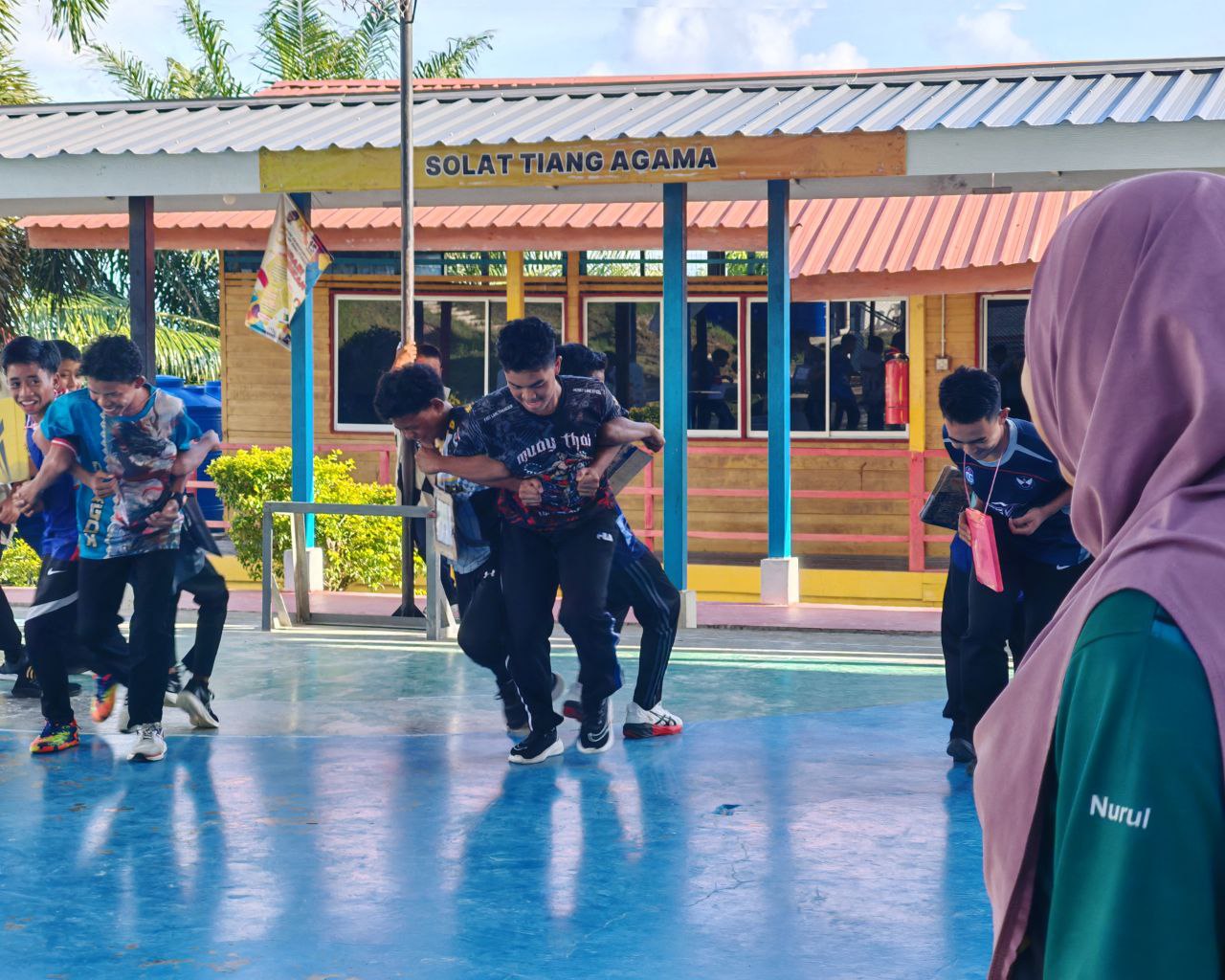 Aktiviti berkumpulan penghuni asrama